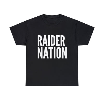 Raider Nation Black Short Sleeve T-Shirt