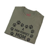 A Paw-Perfect Mom Unisex Softstyle T-Shirt - Ideal Gift for Dog Mom