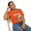 Vibe Coding Unisex Softstyle T-Shirt, Casual Graphic Tee, Tech-Inspired Shirt, Gift for Coders, Retro Vibe Shirt, Comfortable Everyday Wear