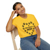 A Paw-Perfect Mom Unisex Softstyle T-Shirt - Ideal Gift for Dog Mom