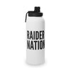 Raider Nation Stainless Steel Water Bottle, Sports Lid 12 18 32oz