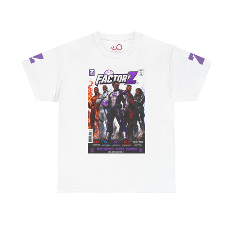 Graphic Tee — 'Factor Z' Comic Cover Superhero Team T-Shirt