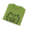 A Paw-Perfect Mom Unisex Softstyle T-Shirt - Ideal Gift for Dog Mom
