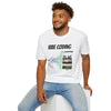 Vibe Coding Unisex Softstyle T-Shirt, Casual Graphic Tee, Tech-Inspired Shirt, Gift for Coders, Retro Vibe Shirt, Comfortable Everyday Wear
