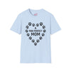 A Paw-Perfect Mom Unisex Softstyle T-Shirt - Ideal Gift for Dog Mom