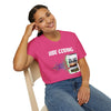 Vibe Coding Unisex Softstyle T-Shirt, Casual Graphic Tee, Tech-Inspired Shirt, Gift for Coders, Retro Vibe Shirt, Comfortable Everyday Wear
