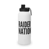 Raider Nation Stainless Steel Water Bottle, Sports Lid 12 18 32oz