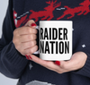 Raider Nation White And Black Coffee Mug 11oz, 15oz