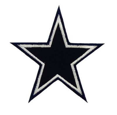 Dallas Star Logo 3 Embroidered Sew on Iron Patch Americas Team