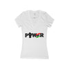 POWER Women's Deep V-Neck T Shirt