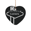 Raider Nation Christmas Tree Ornament Black And White Gift